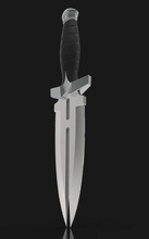 assassin s knife two blades bladed weapon cut melee sword knight battle crusader warrior hidden blade medieval kitchenware survival combat games toys cosplay 3d print model - Mito3D