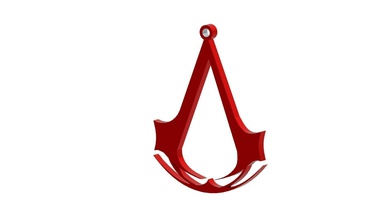 assassin s creed pendant jewelry game video france pendants 3d print model - Mito3D