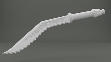 assassins creed dagger knife weapons melee assassin games toys game accessories 3d print model - Mito3D