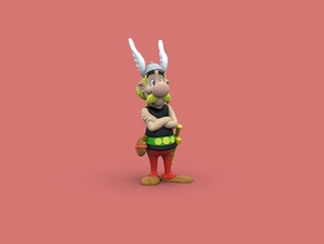 asterix character sculpture obelix art sculptures 3d print model - Mito3D