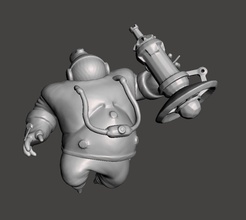 astronot ozan 3d model lig of efsaneler lol vahşi yarık oyunlar oyuncaklar 3d print model - Mito3D