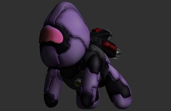 astroraz mono fantasía juguetes gundam personaje astronauta inspiración figura juegos 3d print model - Mito3D