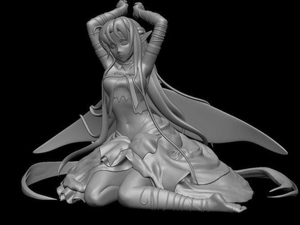 asuna catturato sao miscelatore zbrush scolpire statua arte scansioni repliche 3d print model - Mito3D