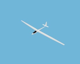 vb 17 3500mm yayılma ölçek planör model uçak uçuş gökyüzü hava kantar rc hobi kendin yap 3d print model - Mito3D