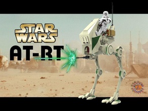 at-rt - star wars 1-12 scale ready 6 inch figures atrt starwars 1 12scale games toys 3d print model - Mito3D