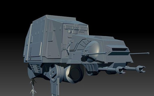 atat 3d model oyun seti star savaşlar yürüteç bilim fi uzay oyuncaklar at imparatorluk araç oyunlar 3d print model - Mito3D