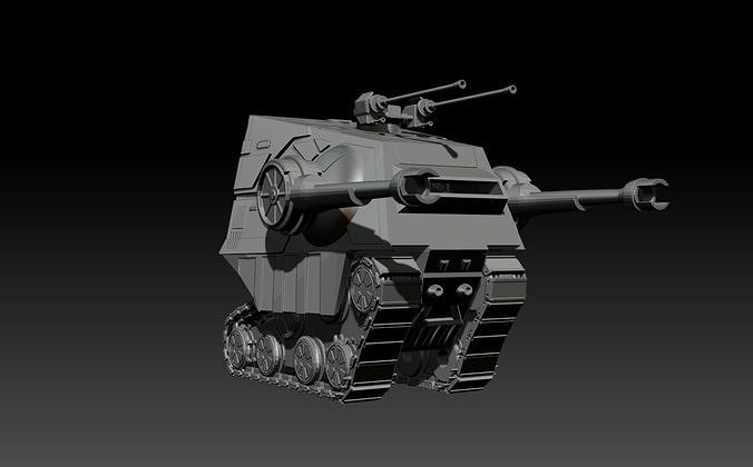 atat head tank starwars hiss gijoe canon scifi jedi star wars space vehicle games toys 3D print model - Mito3D