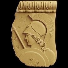 athena minerva bas rahatlama sanat heykel antik eski zeus basrelief yunan artemis afrodit baykuş 3dprint hermes dionysus mitoloji tanrıça heykeller 3d print model - Mito3D