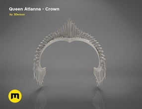 atlanna crown games toys 3demon art 3d print model - Mito3D