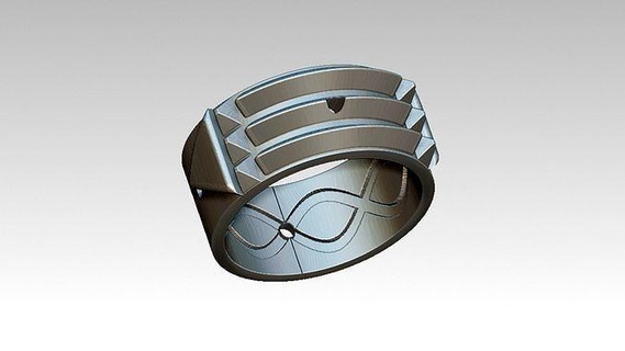 atlante bague conception bijoux or argent imprimable bijou agora3djewelry ateantlan anneaux 3d print model - Mito3D
