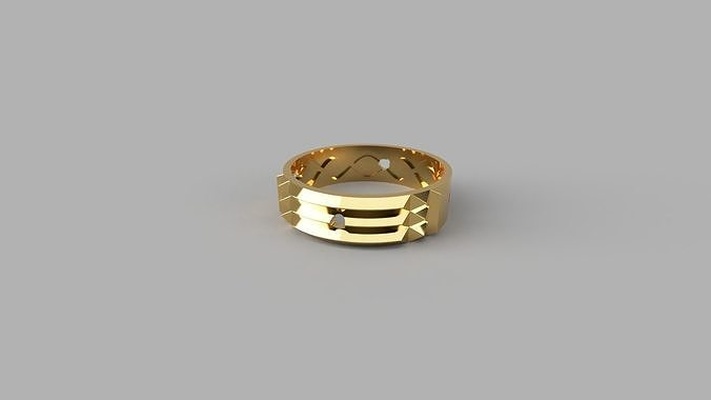 atlantis anel 20 ouro joalheria luxo projeto precioso prata imprimível jóia brilhante gema moda beleza argolas 3d print model - Mito3D