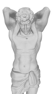 atlante statua 3d modello greco antico romano monumento arte artcam cnc marmo scultura sculture 3d print model - Mito3D