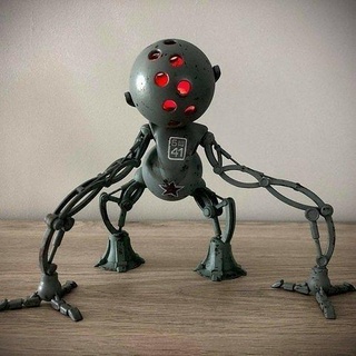 atomar Herz Belyash Roboter stl Spiel Charakter futuristisch Zukunft sci fi Zahl Miniatur 3dprint 3d Platz Spiele Spielzeuge 3d print model - Mito3D