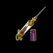 saldırı titan serum enjektör aot iğne şırınga enjeksiyon montaj eren yeger anime manga shingeki snk gundam mekanik parçalar odm naruto hobi kendin yap 3d print model - Mito3D