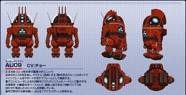au09 semi articolato robot Yamato carattere sci fi meccanico anime passatempo Fai 3d print model - Mito3D