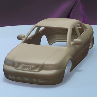 audi a4 Limousine 1999 druckbar Wagen Körper Slot scalextric tamiya rc miniz Steuerung Crawler Ninco Kyosho scx axial Spiele Spielzeuge Spiel Zubehör 3d print model - Mito3D