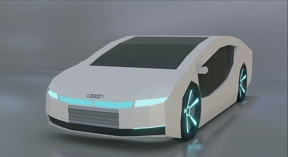 audi a9 futuristic concept cheap print ready car 3dmodel art games toys future s7 quattro sportback 3d print model - Mito3D