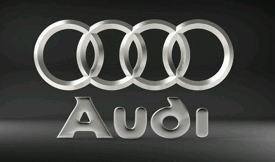 Audi logo araba arabalar amblem detaylı yüksek Sumbol marka yazdırılabilir rozet model 3d araç logolar sembol takı kolye Sanat madeni paralar Rozetler 3d print model - Mito3D