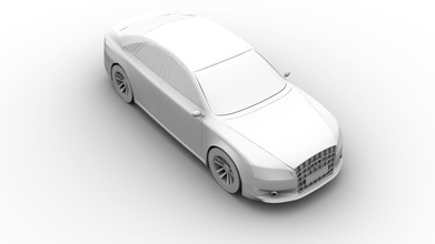 audi s8 3d model games-toys car printing 3dprinting games toys 3d print model - Mito3D