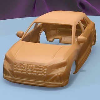 audi sq2 2020 imprimível carro corpo fenda escalextrico Tamiya rc miniz controle rastejante ninco Kyosho scx axial jogos brinquedos acessórios 3d print model - Mito3D