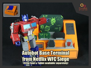 autobot base terminal transformadores netflix wfc cerco juegos juguetes 3d print model - Mito3D