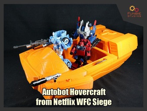 autobot hovercraft netflix wfc siege transformers games toys 3d print model - Mito3D