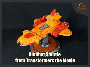 autobot shuttle transformers movie spaceship games toys 3d print model - Mito3D