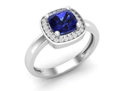 av 338 Diamant Damen Braut Engagement Ring Schmuck Juwel druckbar Platin Silber Gold Solitär Sterling Ringe brillant Hochzeit Luxus 3d print model - Mito3D