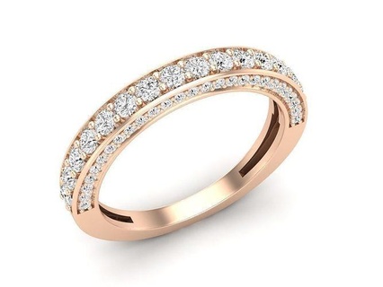 av 394 diamante signore nuziale Fidanzamento squillare gioielleria anelli oro sterlina nozze gioiello moda bianca bellezza argento stampabile 3d print model - Mito3D