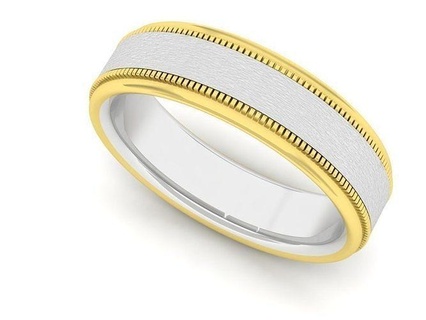 av 402 tono pulido brillante comodidad Boda banda oro joyería joya anillo anillos imprimible plata compromiso blanco Moda platino belleza 3d print model - Mito3D