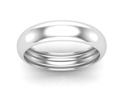 av 412 Uomini squillare nozze gruppo musicale 5 mm oro gioielleria stampabile argento anelli gioiello Fidanzamento sterlina bianca delicato luce moda bellezza 3d print model - Mito3D