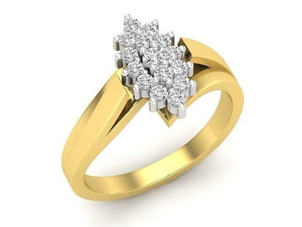 av 437 elmas takı yüzük mücevher 3d yüzükler cad nişan düğün basılı moda yazdırılabilir değerli lüks altın model 3d print model - Mito3D