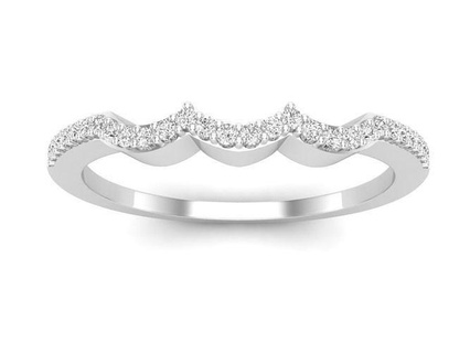 av 458 elmas takı grup Kadın mücevher yüzük 3d yüzükler cad nişan düğün basılı moda yazdırılabilir değerli lüks altın model 3d print model - Mito3D