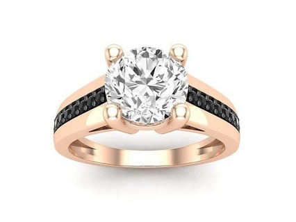 av 474 signore nuziale solitario accenti Fidanzamento squillare gioielleria diamante 3d gioiello anelli cad nozze stampato moda stampabile prezioso lusso gemma oro modello 3d print model - Mito3D