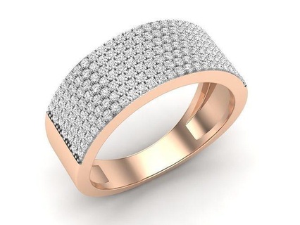 av 481 mens hip hop anniversary wedding band jewellery ring diamond 3d jewelry jewel rings cad engagement printed fashion printable precious luxury gem gold model 3d print model - Mito3D