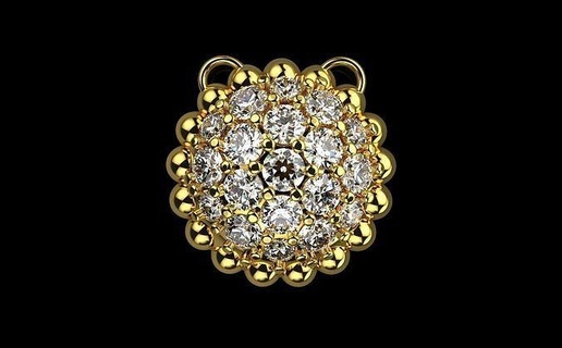 av designe 124 gioielleria gemma platino prezioso catena oro stampabile argento squillare ciondoli gioiello Fidanzamento nozze anelli diamante collana lusso pendente accessorio 3d print model - Mito3D
