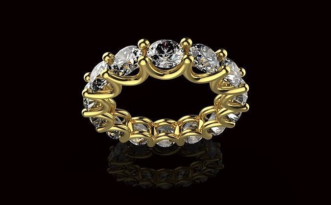 av disagne 10 jewerly jewel gold jewelry silver jewellery ring wedding gem engagement rings diamond rhinoceros bague luxe tendance fashion 3D print model - Mito3D