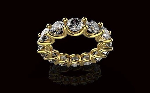av Disagne 10 joyería joya oro plata anillo Boda compromiso anillos diamante rinoceronte bague lujo tendencia Moda 3d print model - Mito3D