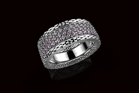 av Disagne 26 oro joyería joya diamante anillo anillos compromiso brillante imprimible plata blanco platino Boda lujo 3d print model - Mito3D