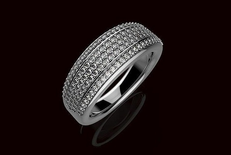 av Disagne 28 hombre anillo joyería joya oro diamante anillos plata joyas manring imprimible modelos lujo bague 3d print model - Mito3D