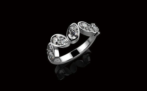 av discordar 44 alegremente joalheria ouro anel argolas diamante gema imprimível prata Casamento noivado brilhante bague platina rinoceronte esterlina jóia 3d print model - Mito3D