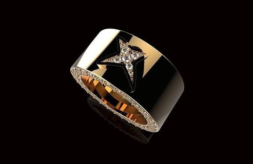 av reddetmek 48 takı altın gümüş mücevher düğün elmas yüzük yüzükler yazdırılabilir gergedan mücevherler kolye bilezik matris alfabe 3d print model - Mito3D