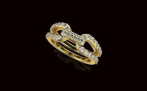 av disagne 53 jewelry gold gem ring luxury printable rings diamond jewelry rings brilliant diamond ring silver accessory pendant platinum shining disjunct wedding necklace fashion ring  3d print model - Mito3D