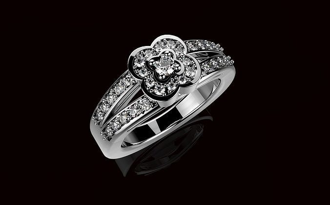 av disagne 58 jewely gemma platino oro ebreo squillare gioielleria prezioso lusso carati diamante argento anelli gioiello brillante bague 3D print model - Mito3D