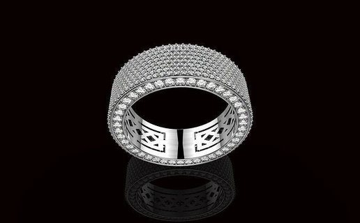 av discordar 73 joalheria ouro anel diamante noivado luxo prata aço menring gênero argolas gema brilhante mulher Luxo homens 3d print model - Mito3D