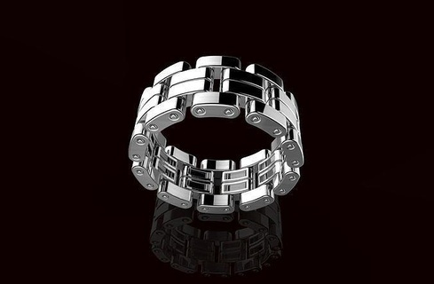 av Disagne 76 oro anillo joyería fila compromiso hombres mujeres menring mujer lujo joyería joya plata imprimible anillos bague matrimonio platino diamante brillante 3d print model - Mito3D