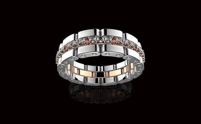 av disagne 79 gioielleria oro stampabile argento lusso platino squillare per uomo Genere gioiello gemma Fidanzamento diamante donna Modelli anello d'oro anelli 3D print model - Mito3D