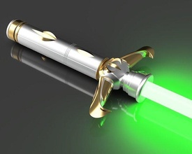 avar kriss lightsaber star wars laser sword jedi high republic bladed weapon hilt saber games toys 3d print model - Mito3D