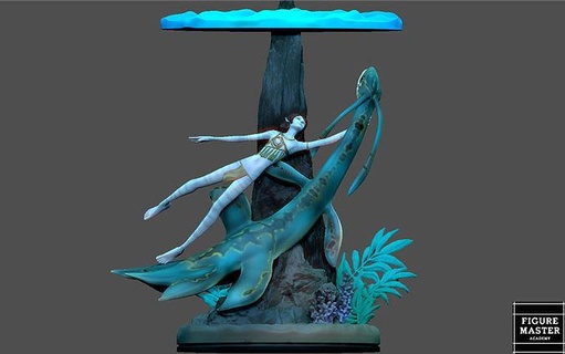 avatar kiri ver2 water statue 3d print art sculptures 3d print model - Mito3D