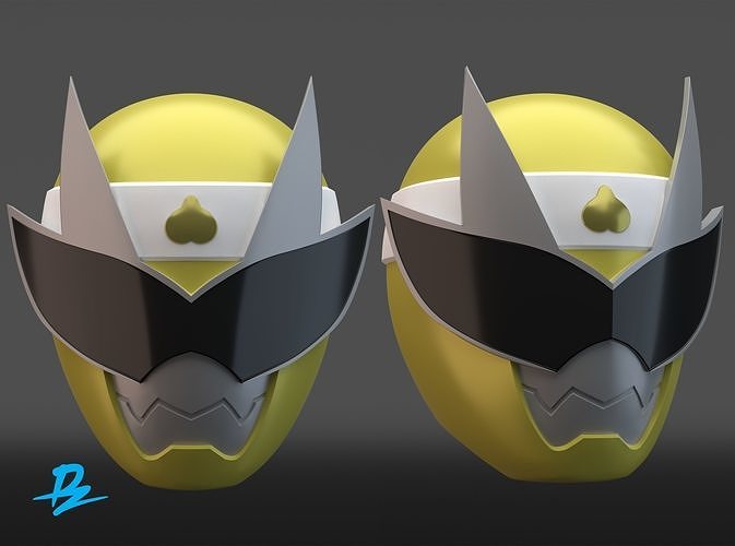 avatar sentai donkardeşler oni kız kardeş sarı dinothunder abaranger maske güç delisi zalim tokusatsu kostüm oyunu korucu gokairanger gokai kırmızısı donmomotaro onisister sanat taramalar kopyalar 3D print model - Mito3D